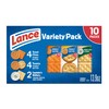Lance Sandwich Crackers, Variety Pack, 3 Flavors, 10 Individually Wrapped