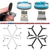 Cooklaza Bed Sheet Tensioner, Elastic, Adjustable Bed Sheet Fasteners, Bed