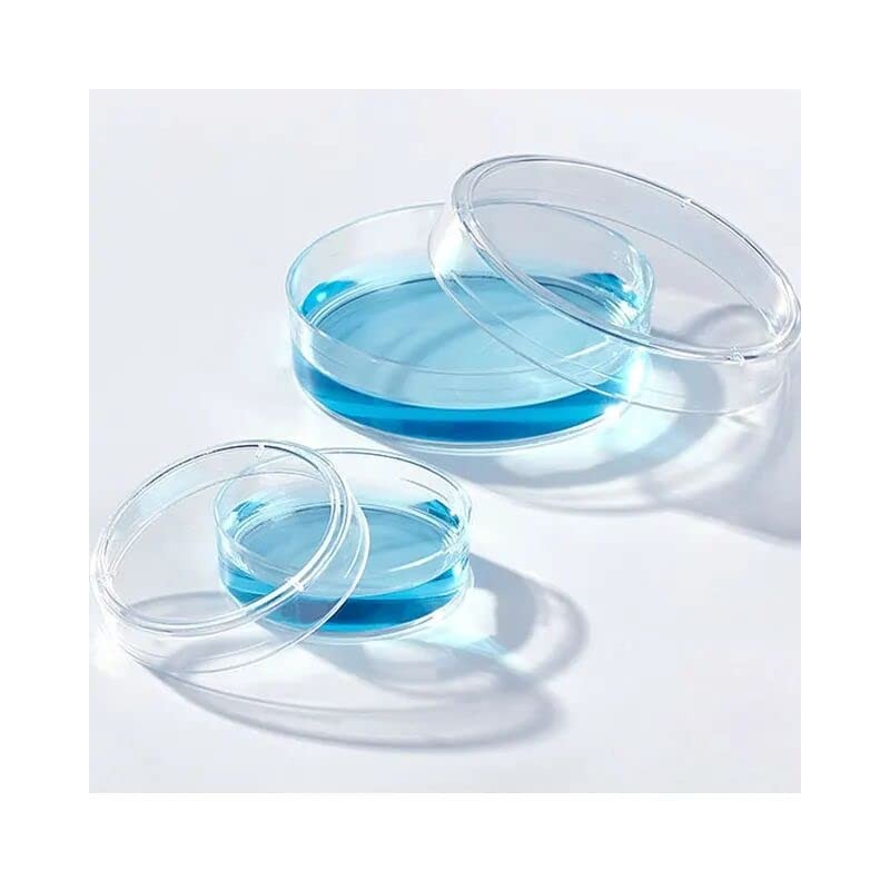 BIPEE Polystyrene Petri Dish 60 x 15mm, Sterile, Pack of