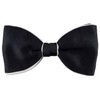 Pre-tied self-tie satin royale double in plain - bow tie