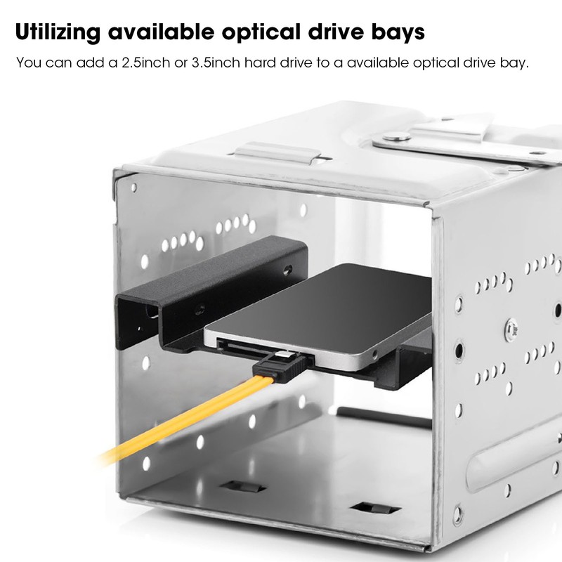 Hard Drive Adapter Holder Aluminum Alloy 2.5inch 3.5inch HDD SSD