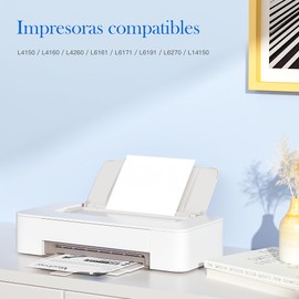 Valuetoner Botella de Tinta Compatible para Epson 504 Alto Rendimiento para Impresoras L4150, L4160, L4260 L6161, L6171, L6191, L6270, L14150 (4 Unidades)