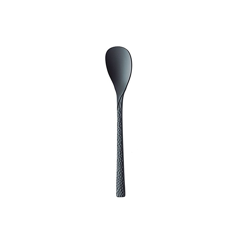 Takakuwa Metal 004058 Hammered Cutlery, Teaspoon, Black