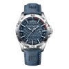 Naviforce Reloj Deportivo Impermeable Quartz Sport Watch, Blue Dial, Silver