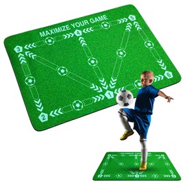 Graplan Football Mat 40 x 60 cm Football Mat Ball Control Non-Slip Football Step Training Mat, Shock Absorbing Football Mat Training Children, Ball Control Training Mat, Ball Mastery Mat