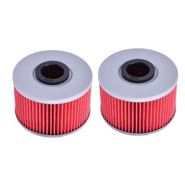 2Packs 114 Oil Filter 15412-HP7-A01 for Honda TRX420 FA Fourtrax Rancher AT 2009-2023 TRX420FPA TRX500 FA Fourtrax Foreman SXS1000 Pioneer 1000 SXS1000 Ta-lon KN-114 HF114