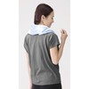 Selvin 100% Cotton Fluffy Gauze Fashionable Snood, Blue
