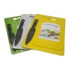 Luxury Kit 2 Tabla Para Picar Verduras Frutas Con Cuchillo