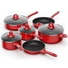 Induction Cookware Pots and Pans Set 10 Piece, BEZIA Dishwasher