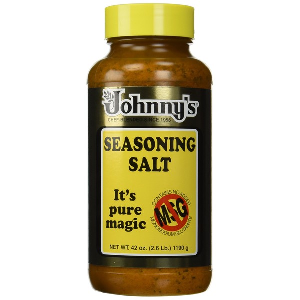 Johnny's Seasoning Salt , NO MSG 42-Ounce Bottle(Pack of 2)