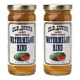 Old South Watermelon Rind Pickled Sweet 10 Ounce (Pack of 2)