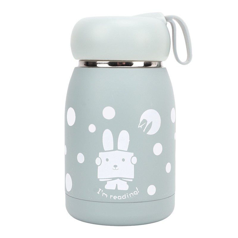 Children's Insulation Cup 12oz Double Wall Portable Rabbit Pattern Insulated