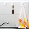 Annefly Suction Cup Hooks 40mm Transparent Sucker Hooks for Kitchen