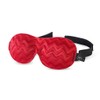 Bucky Ultralight Travel & Sleep Chevron Eye Mask, Red, One