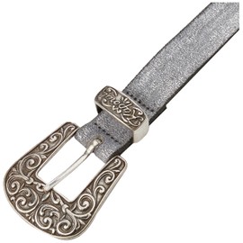 Kaporal Women's Belt-Model LINY-Colour Silver-Size 75, 75 cm