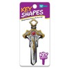 Lucky Line Key Shapes, Medieval DAGGER - House Key Blank,