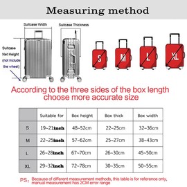 Suitcase Protective Cover Elastic Suitcase Cover 18-32 Inch Mateju Beach Scene Luggage Cover Travel Suitcase Case Trolley Case Protective Luggage Cover Washable Dustproof Suitcase Cover, Sky