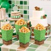 SAVITA 24pcs Popcorn Boxes, 4.72x2.76x1.97in Green Brown Miner Theme Popcorn