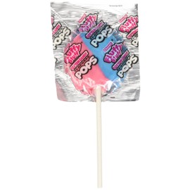 Charms Fluffy Stuff Cotton Candy Lollipops- (Pack of 48)