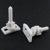 LUORNG 2 Sets Toilet Seat Screw Kit Rectangular Toilet Seat