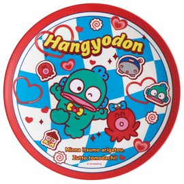 Skater MPL20P-A Melamine Plate, 7.9 inches (20 cm), Sanrio Hangyodon, Party, B Pattern