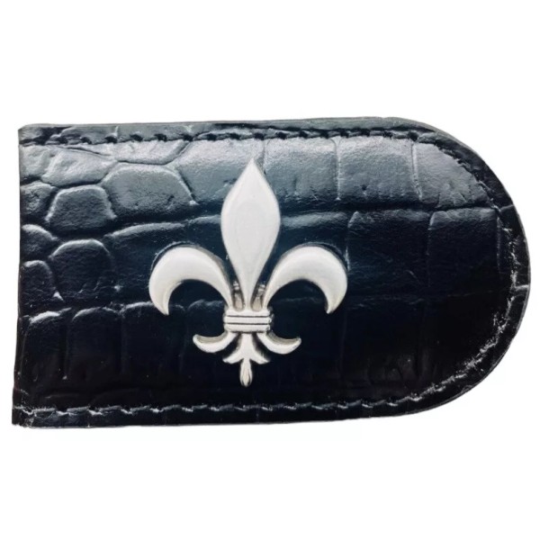 Enmon New Orleans Saints Genuine Leather Money Clip-Black-by Enmon-New in