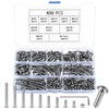 400 Pcs M4 Bolts and Nuts Set, Hex Socket Button