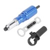 Zerodis Electric Rivet Gun Adapter, 17.3oz Aluminium Alloy Rivet Drill