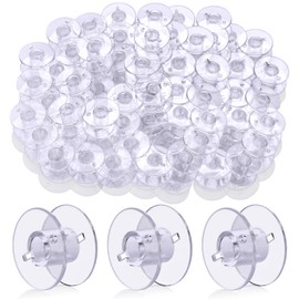 100 pcs Bobbins for Sewing Machine- Eoehro, Sa156 Bobbin, 15j bobbins, Bobbins Class 15, Sewing Machine Bobbins,Sewing Accessories, Plastic Bobbins(100 pcs)
