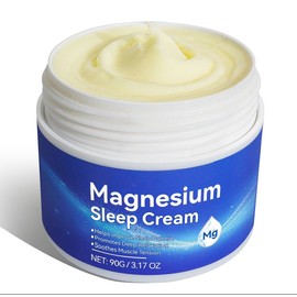 Maani Magnesium Oil Cream for Sleep Magnesium Body Butter Support for Sleep, Leg Cramp