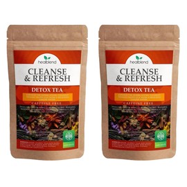 Herbal Detox Tea: Cleanse Tea for Digestive Health, Natural Energy and Refreshing - All Organic Healthy Cleansing Formula, Vegan - 28 Servings (2)
