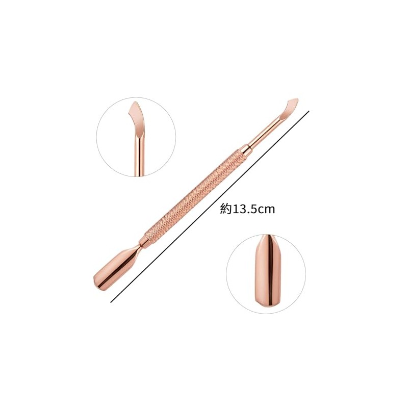 キューティクルプッシャー 両面甘皮処理 ステンレス製 ジェルネイル用 甘皮プッシャー