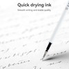 MengRan 10 Pcs Gel Pen Refills,0.5mm Tip Fine Point,Quick Drying