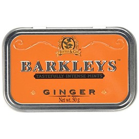 Barkleys Mints Ginger Tastefully Intense Mints Tins 50 g