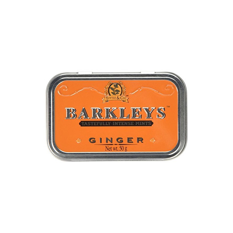 Barkleys Mints Ginger Tastefully Intense Mints Tins 50 g