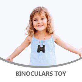 DOITOOL Monocular Telescope with Compass - 10PCS Binocular Compass Toy, Mini Telescope for Sightseeing, Hiking, Climbing, Green Plastic, 3.34 x 3.14 x 1.18 Inch