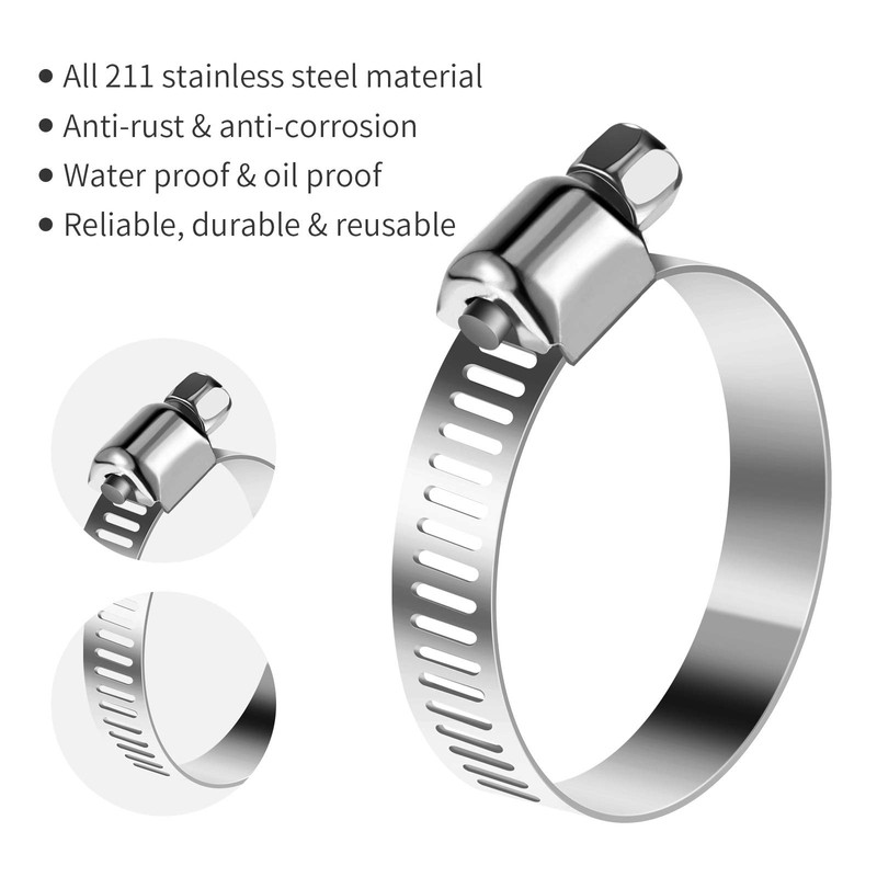 2 Pieces Washing Machine Drain Hose Connectors, Fit for 0.8