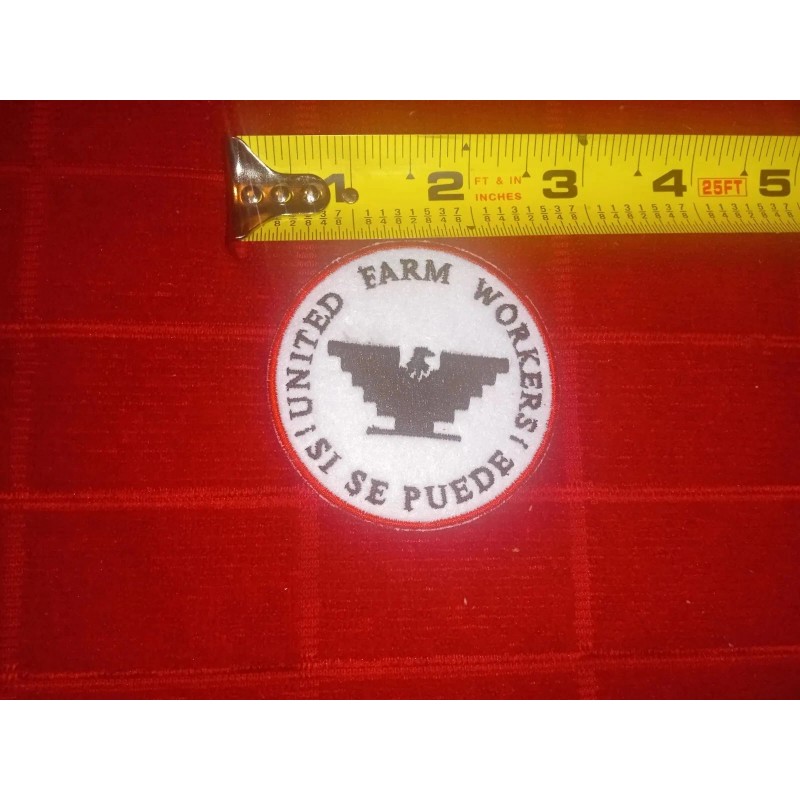 United Farm Workers "si se puede" iron on patch