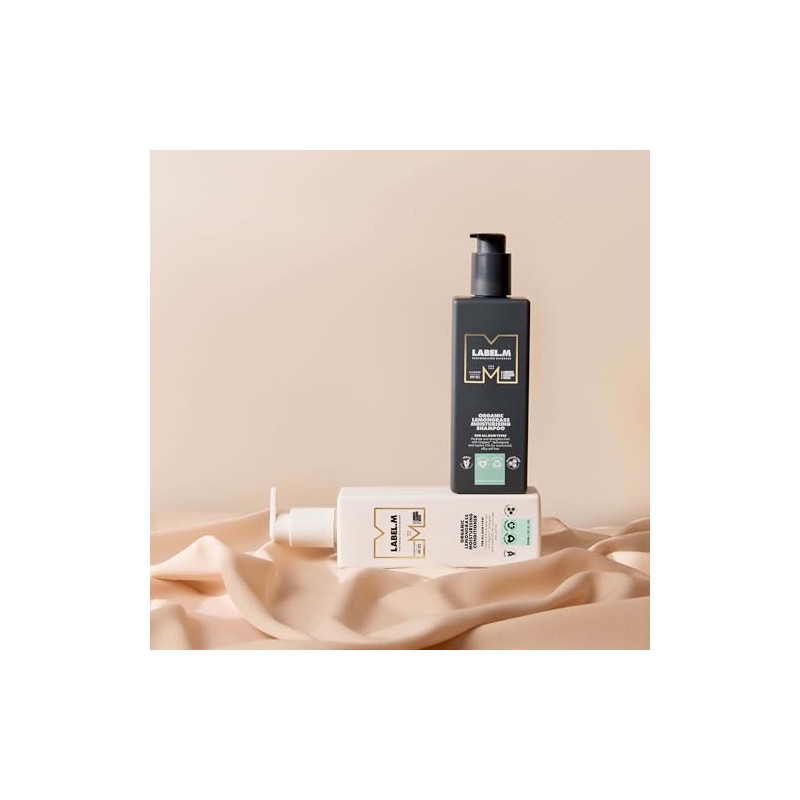 LABEL.M Organic Lemongrass Moisturising Shampoo 300ml – With Recyclable Pump