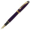 Gullor Jinhao X450 Fountain Pen, Gold Trim, Medium Nib, Purple