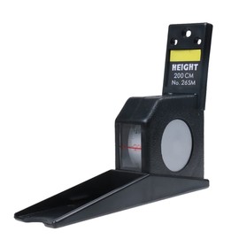 Home Wall Mounted Stature Meter Height Measure Tape Ruler 2M Black