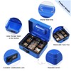 xydled Steel Cash Box Safe with Combination Lock,Money Safe Box