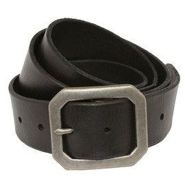 Seattle Men's Casual Jean Full Grain Leather Belt 1-1/2" Wide (Black,38)