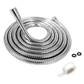 Shower Hose Extra Long Shower Hose Extension Stainless Steel Shower Head Hose Extra Long Flexible and Durable with Brass Insert and Nut (200 Centimeters)