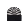 A | X ARMANI EXCHANGE Women's Striped Beanie Hat, Black/Iso
