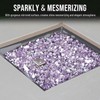 Skyflame 1/4 inch Reflective Fire Pit Glass, High Luster Purple