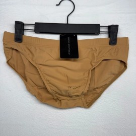 Todd Sanfield Swim Brief Men's Small Brown Sand Freestyle Deep Swimsuit NEW