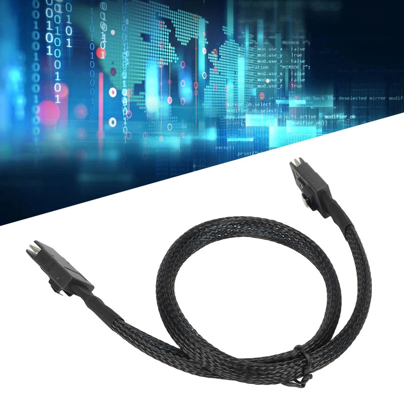 Mini SAS SFF 8087 Cable Dual Straight Head Computer Server