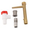 Quick Coupler Valve Key G3/4 Brass Efficient Garden Hose Underground