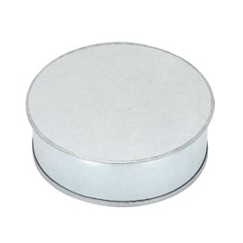 PATIKIL 5 Inch Metal Tee Cap, 1 Pcs Galvanized Steel Duct End Cap Dry Vent Cover Ducting Sealing Tee Plug for HVAC Systems Indoor and Outdoor Use